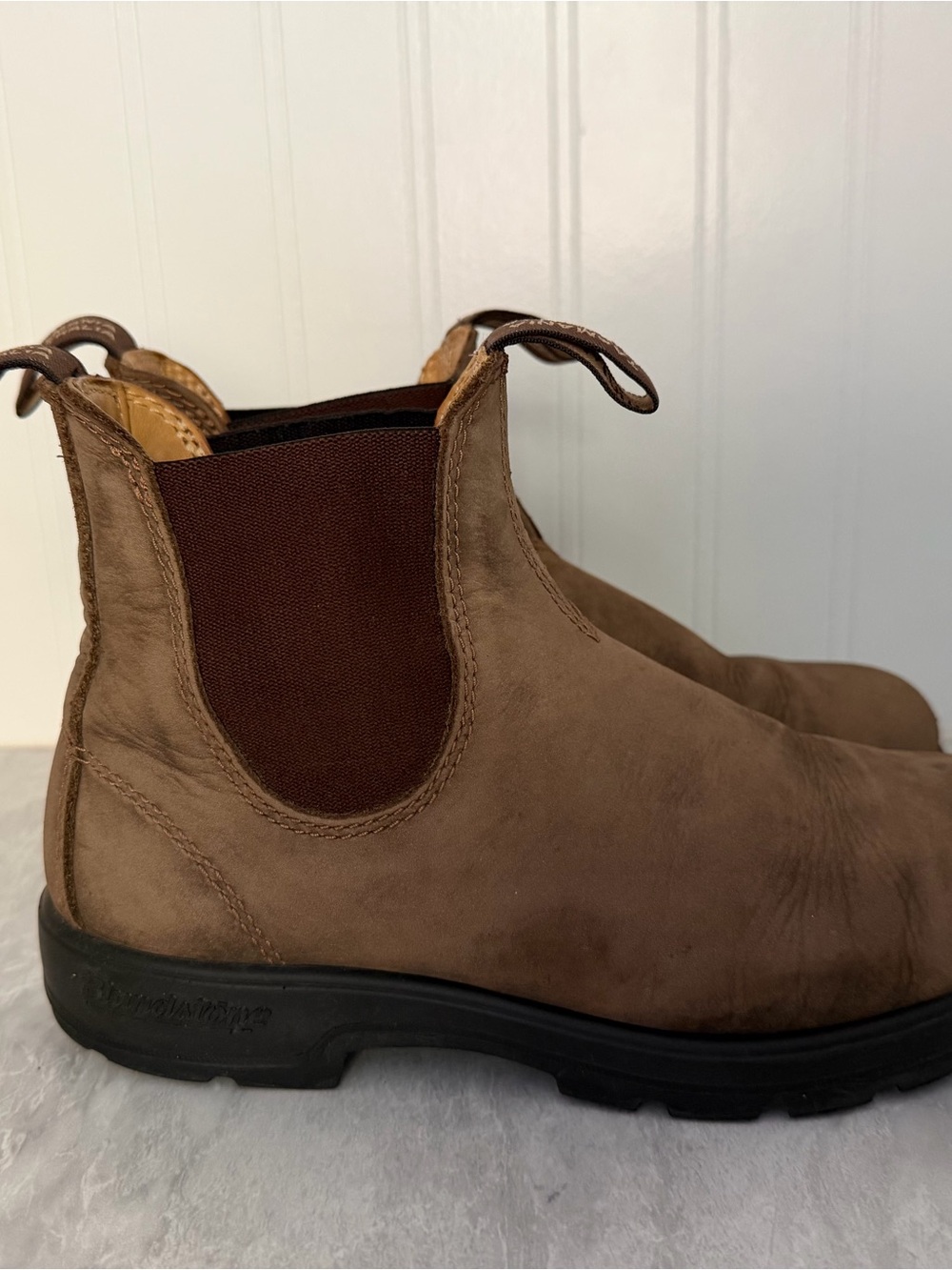 BLUNDSTONE 585 Chelsea boot 5.5 (US women 8.5 men 6.5) in rustic brown - Picture 4 of 8